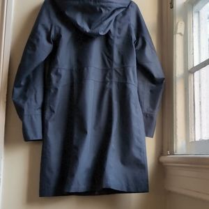 Eddie Bauer Girl on the Go trench coat.. size M, Twilight Blue.